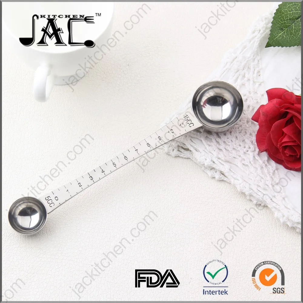 Stainless Steel Double Side Coffee Scoop Measure Tools