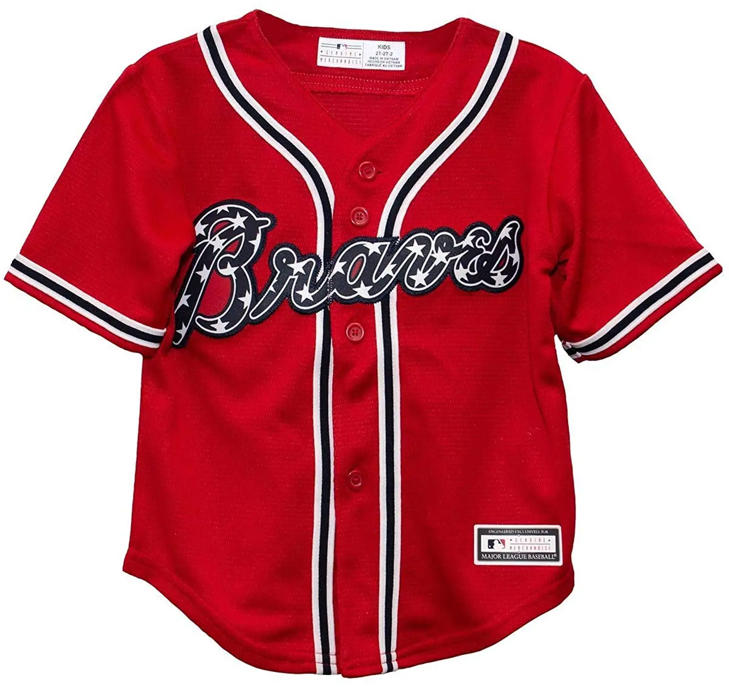 red braves jersey