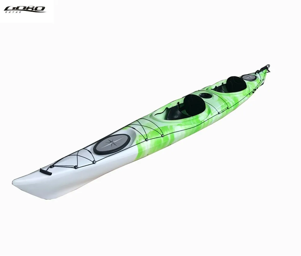 5.2 Meters Sea Touring Kayak Double Ocean Kayak For Sale Plastic Racing