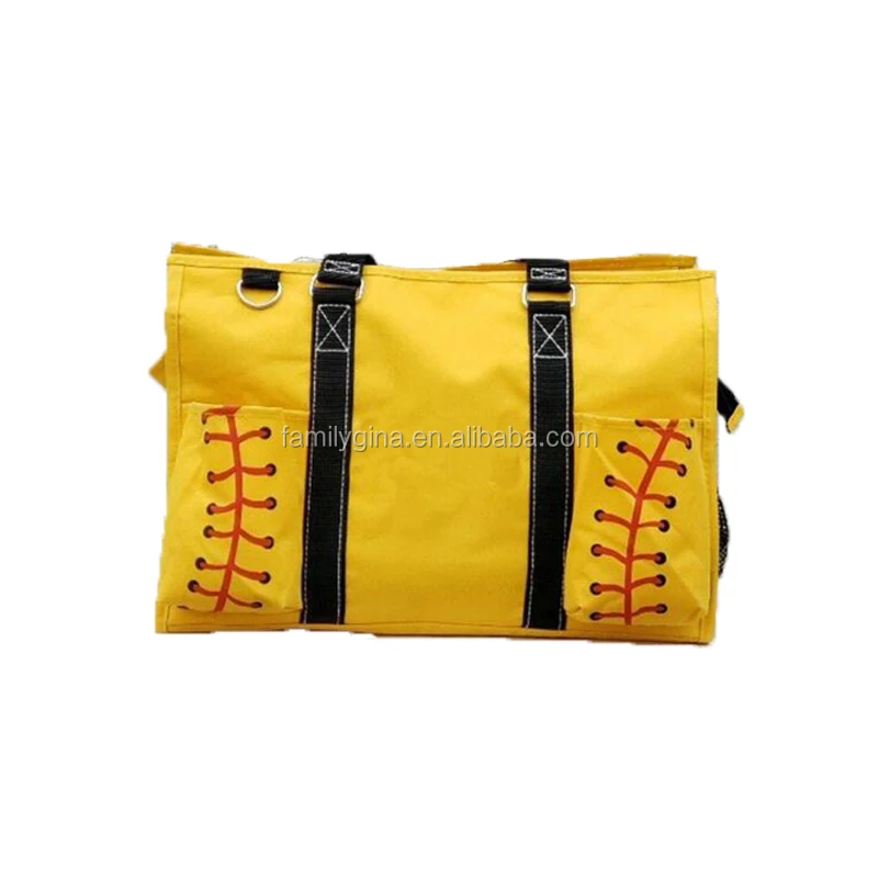 Wholesale Monogrammed Softball Baseball Utility Tote Bag Buy Baseball