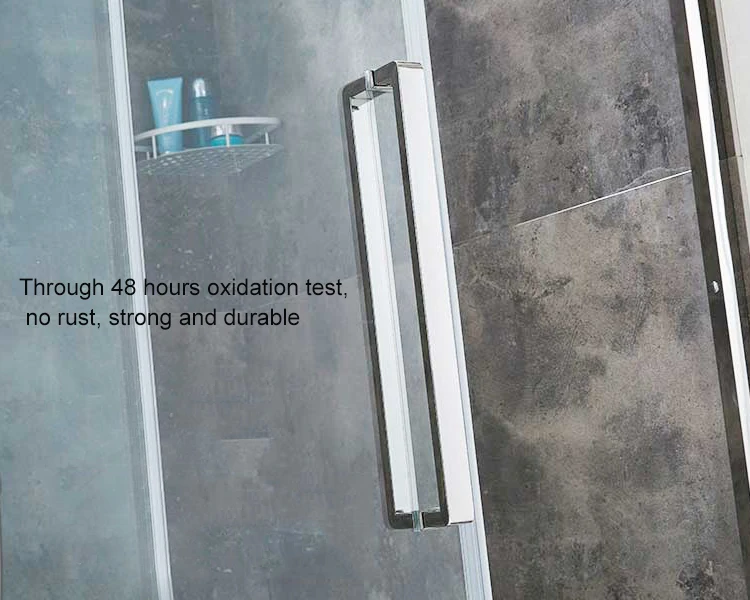 Dubai Modern Style 12MM Tempered Glass Door Handles For Shower Screen
