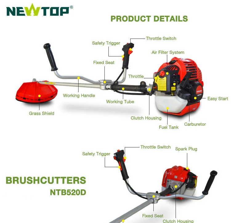 Grass Cutter 52cc Harvester For Garden Grass Trimmer Tool Buy Grass