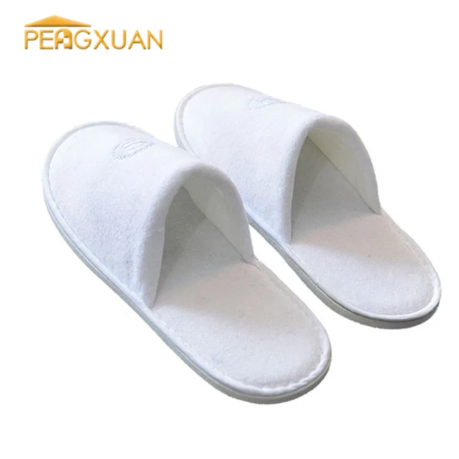 Wholesale Comfortable 100 Cotton Terry Cloth Slippers For Travel Hotel
