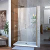 Shower room bathroom glass partition with polished edge