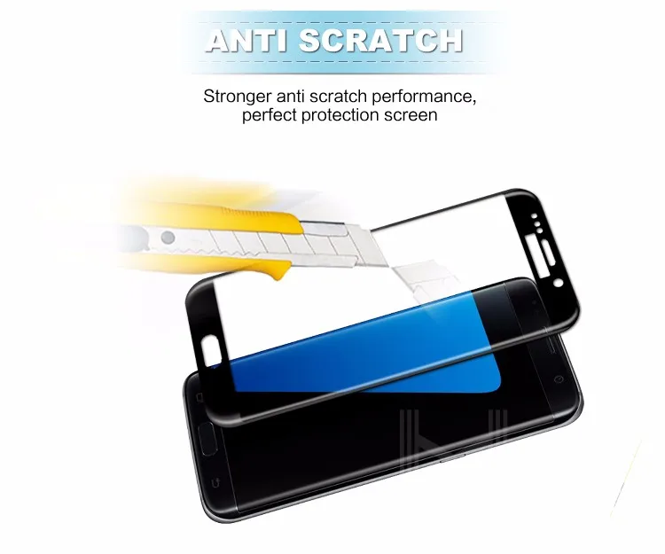 For Samsung Galaxy S7 Edge /s6 Edge Mobile Phone/4d Tempered Glass