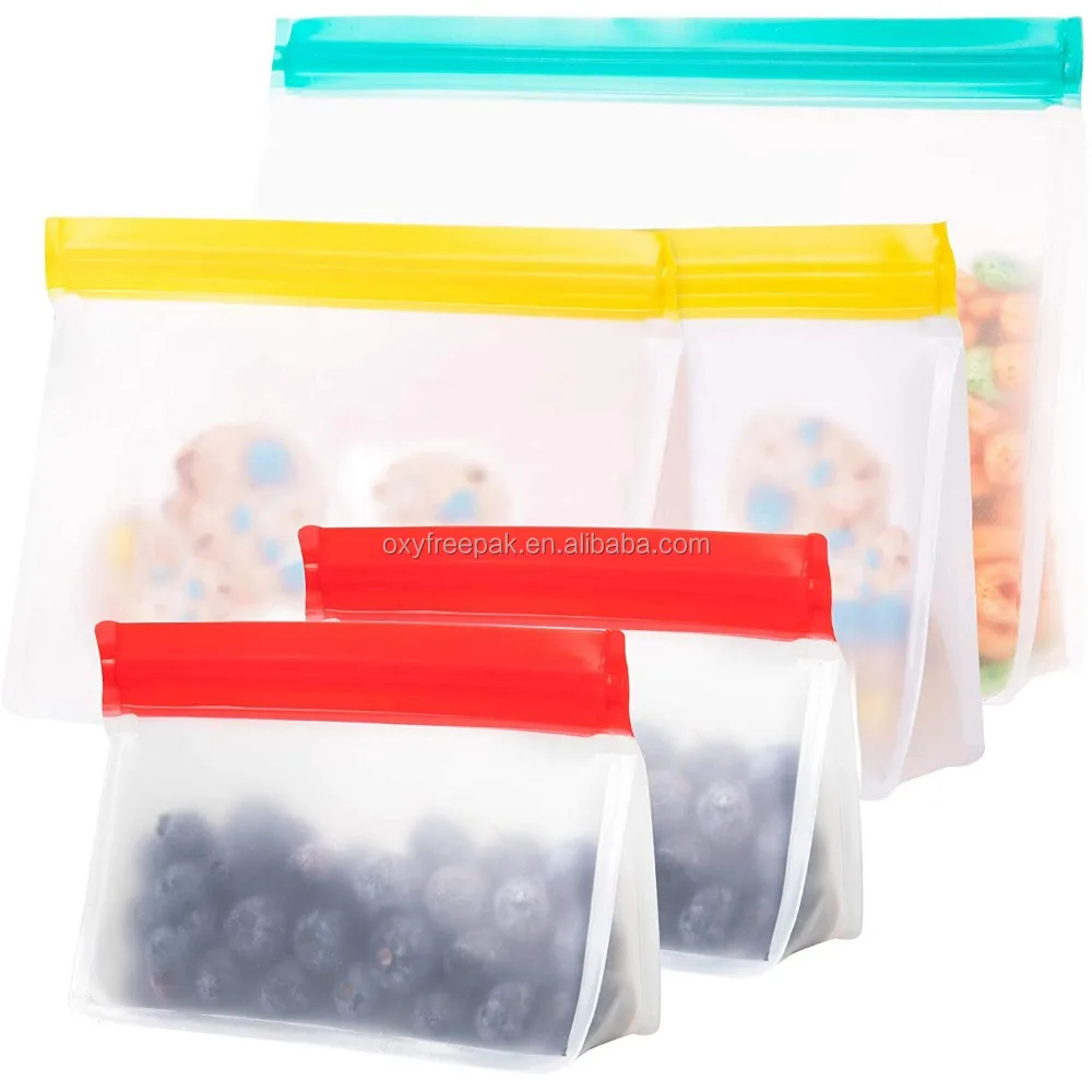 Leakproof Ziplock Lunch Bag For Food Storage Bpa Free Eco Freezer Safe ...