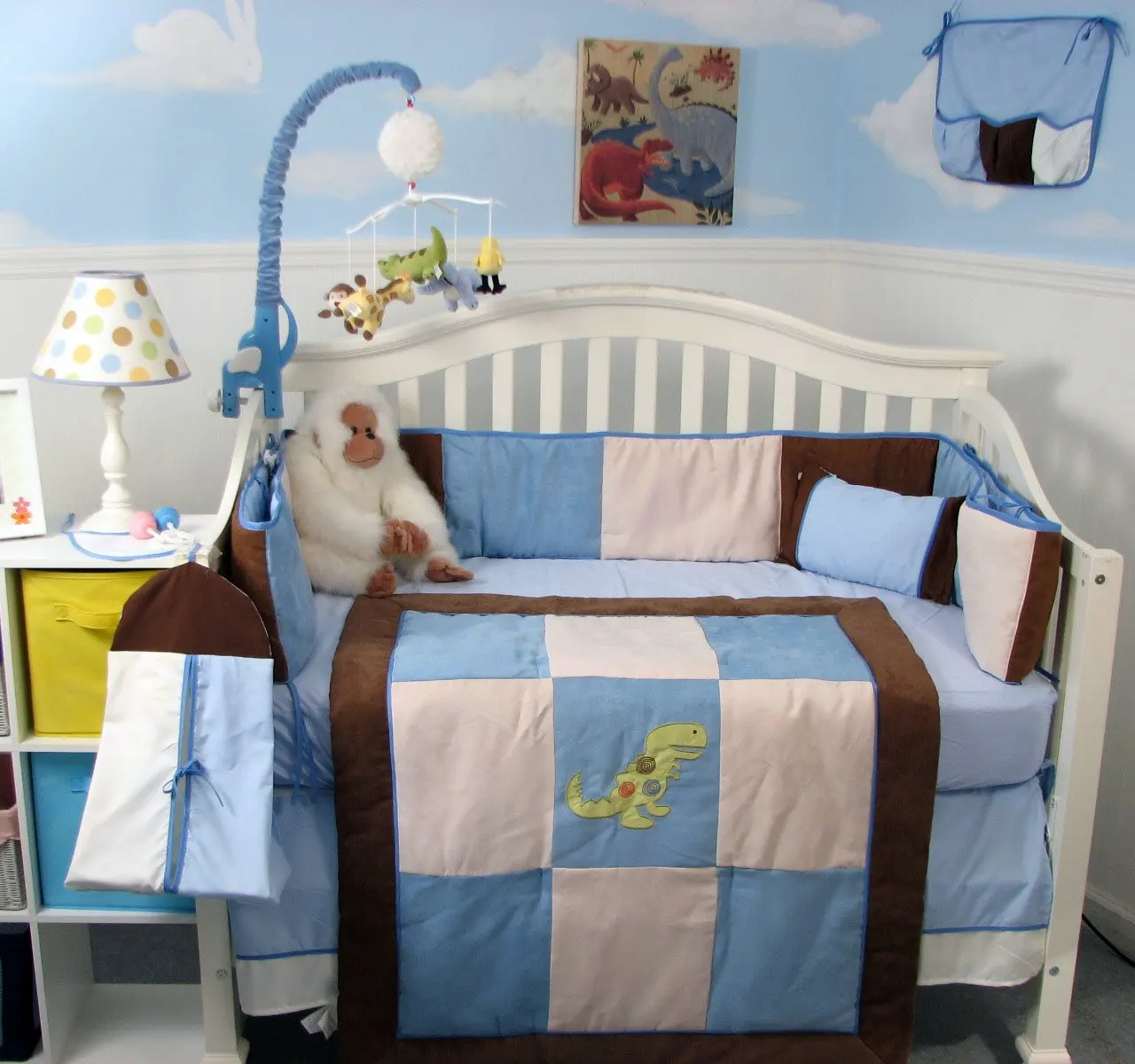 baby crib plus diaper bag