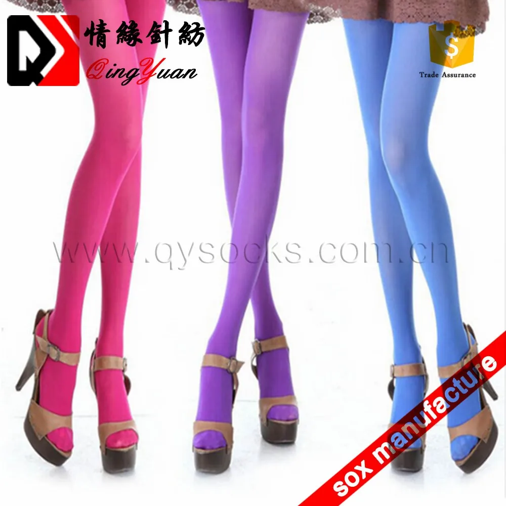 Custom Made Designs Spandex Customized Color Sexy Pantyhose Large Size