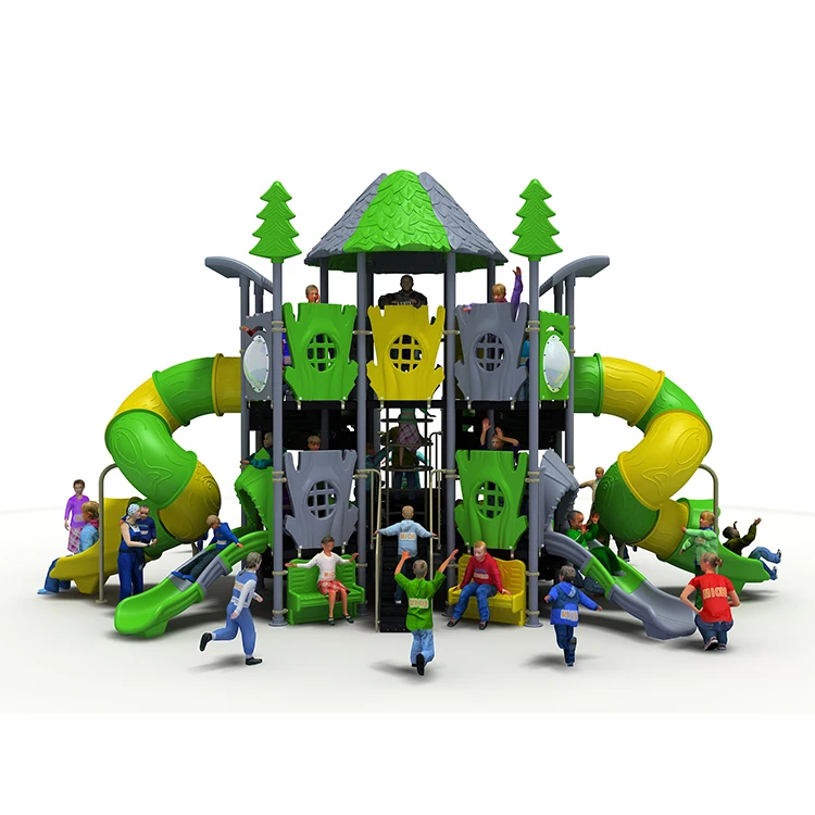 New Product Plastic Play Set Commercial Outdoor Playground Equipment