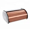 Colorful Bread bin stainless steel metal iron bread storage box and 3pcs canister jar sets bread holder for kitchen