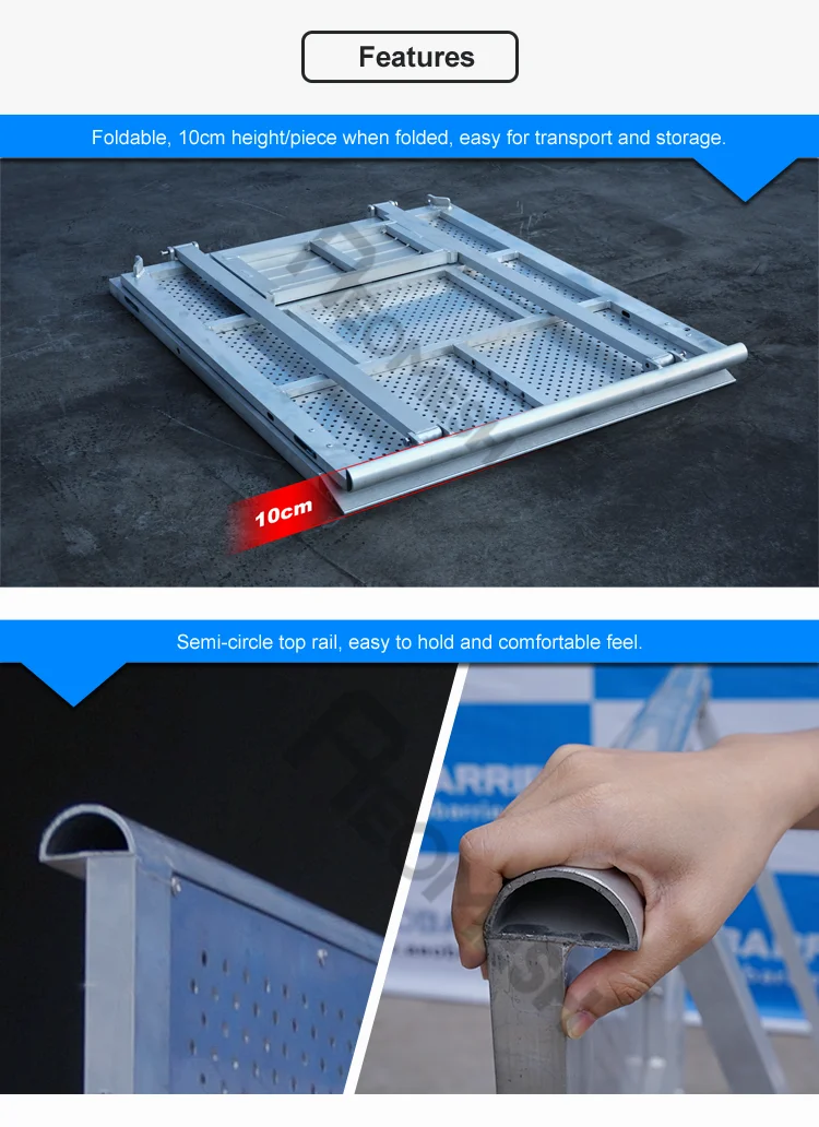 AEOMESH Stand Fence / Aluminum Mojo Barricade