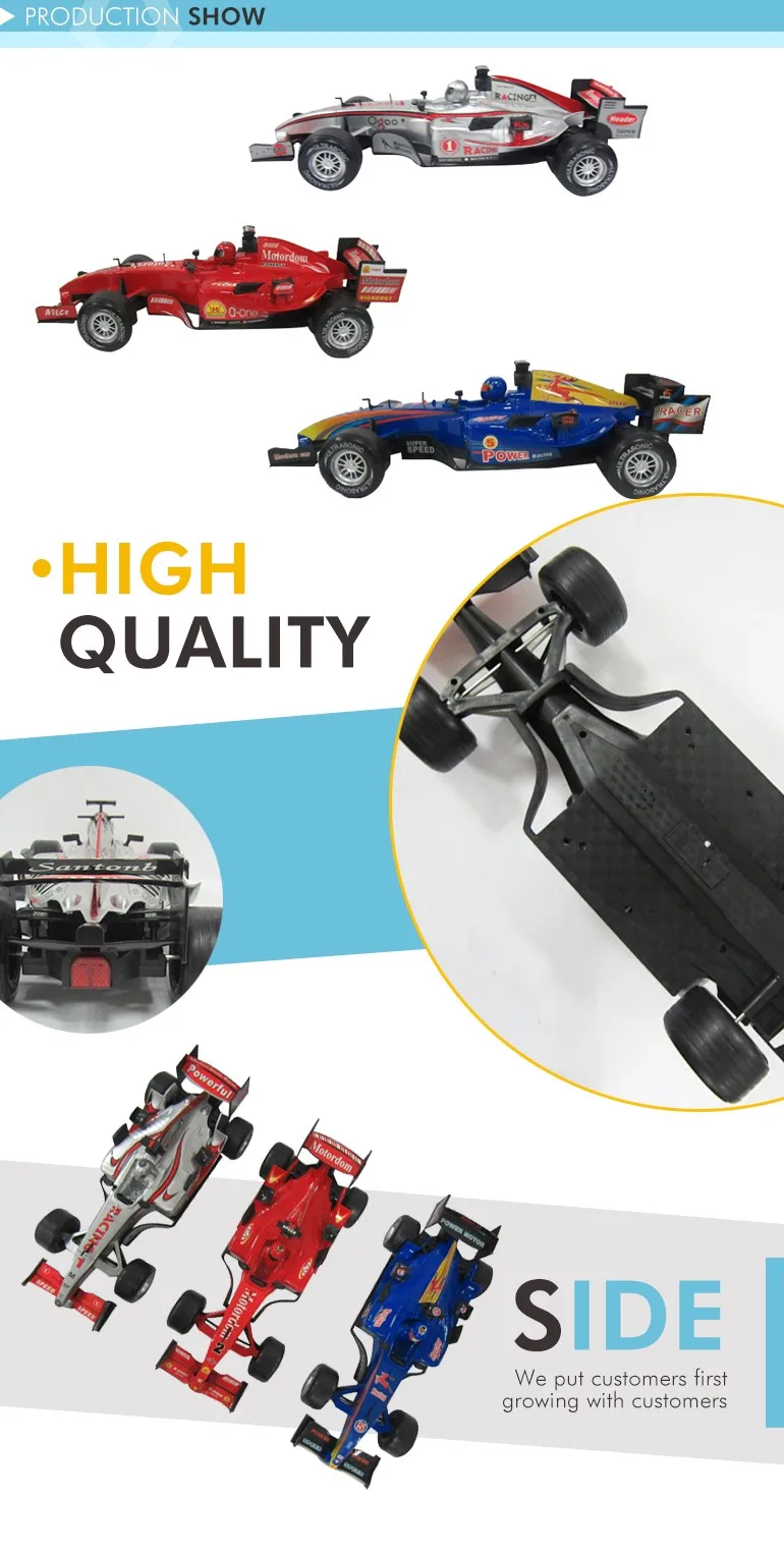 1 10 Plastic Friction Power Formula F1 Model Racing Car Toys With Sound