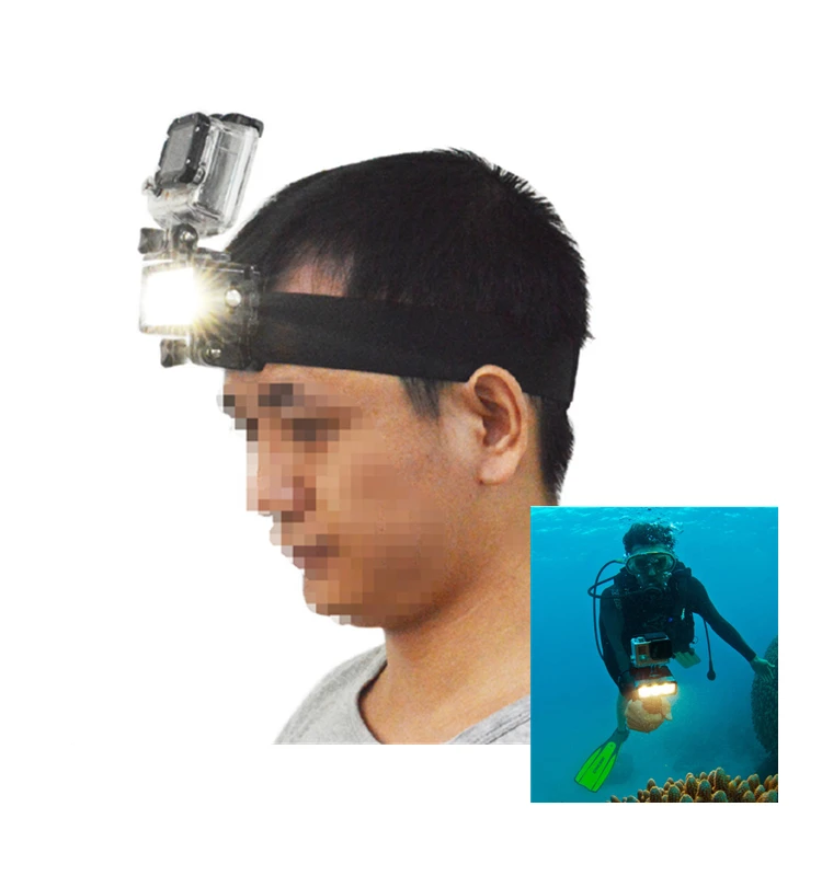 Go Pro行动摄像机安装灯水肺水下潜水视频照明潜水摄像机灯gopro Hero 10 9 8 7 6 5 4 Buy 潜水相机灯 Go Pro Scuba照明 Go Pro水下照明product On