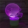 fashionable design with NFL teams shaped 3D Line Lamp Led Night Light 3D led Night light