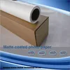 Inkjet waterproof 110g roll matte coated waterproof paper for plotter printer