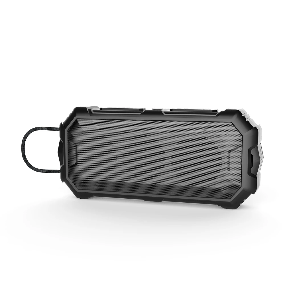 Ipx4 Waterproof Outdoor Portable Speaker With 2 Passive Subwoofers Tws