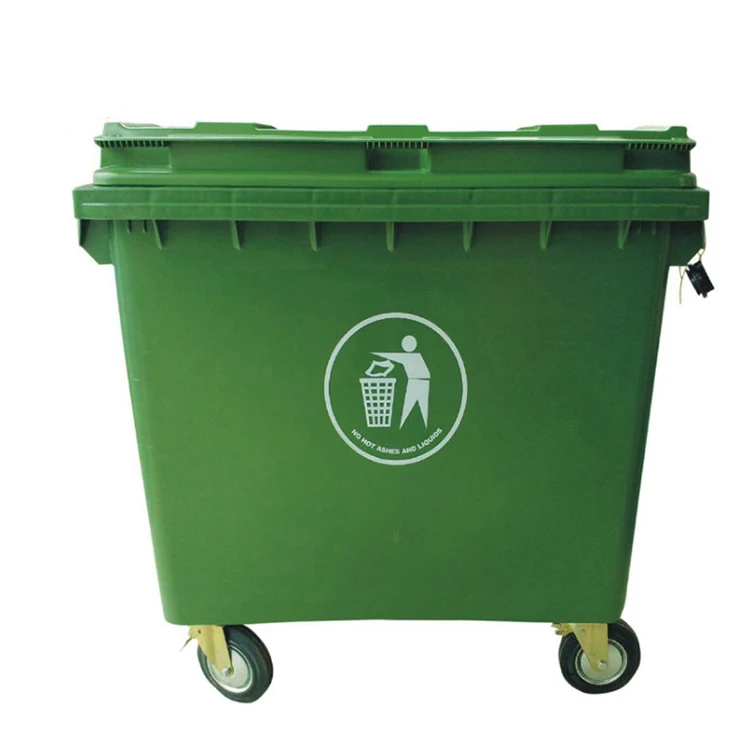 Outdoor Garbage Bin 1100l Plastic Trash 