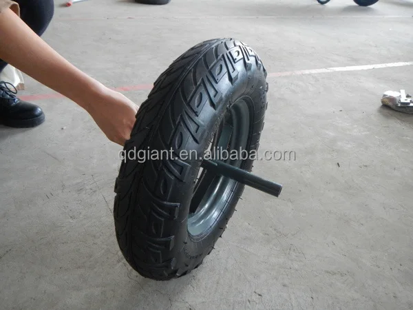16"x4.00-8 wheel barrow pneumatic tyre for South America