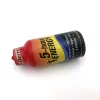 Bottle shaped pu stress ball keychain promotional customized energy drink key rings soft squeeze toys gifts