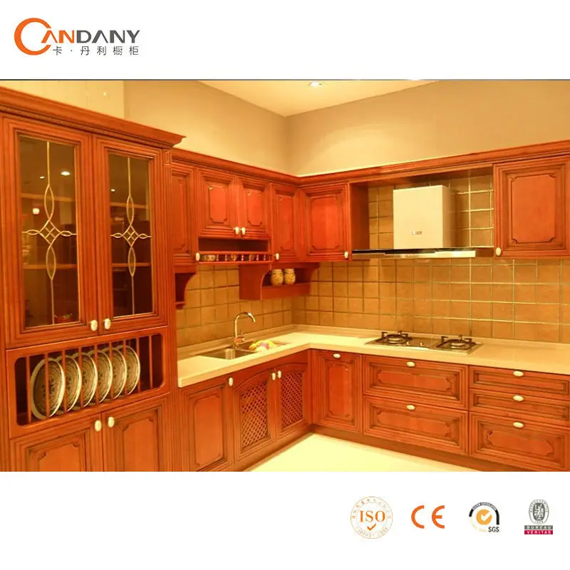 2014 panas menjual elegan kayu lemari dapur kitchen 