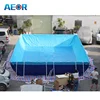 new design rectangular metal frame pool for family/frame swimming pool for adults