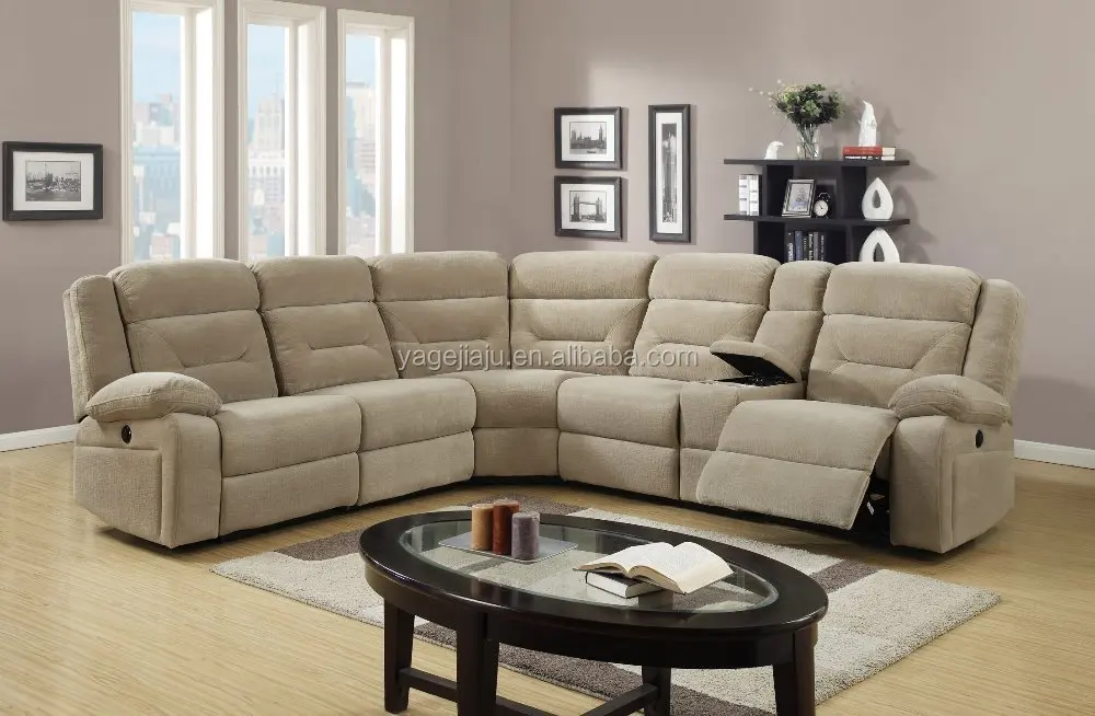 Motion Sectional Living Room Furniture Reclining Corner Sofa Bed, View ...