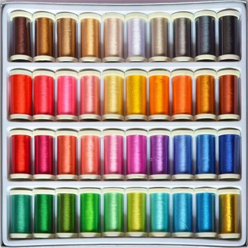 40 Brother Colors 500m(550y) Each Polyester Embroidery Machine Thread Buy Embroidery Thread