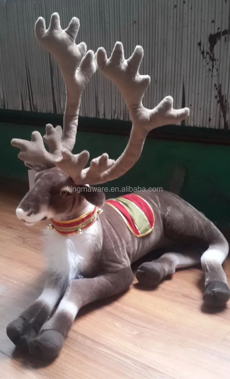 realistic reindeer plush