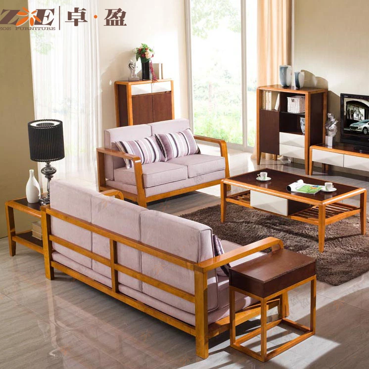 Living Room Furniture Sofa Set French Style Wooden Arm Chair Couch