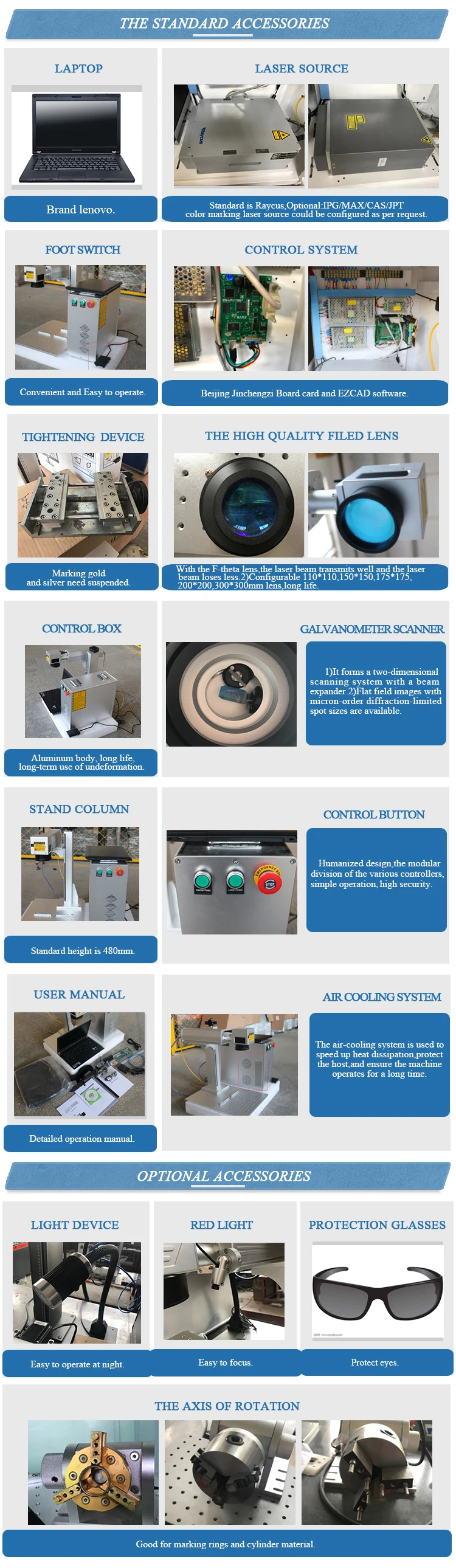 Mini fiber laser marking machine