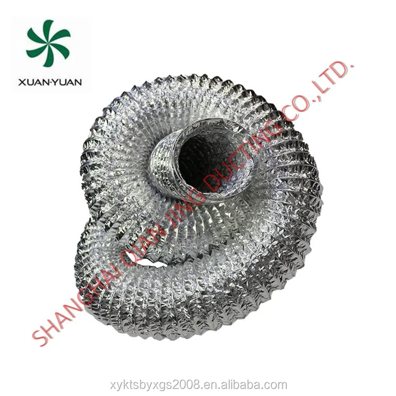 10" Flexible Aluminum Collapsible Ventilation Air Duct Flexible Duct To