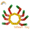 Plastic clamp shape composed puzzle software toys for kids