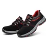 Fashion Industrial Leather Steel Toe Cap Anti Piercing Anti Smashing Casual Sneaker Walk Safety Shoes