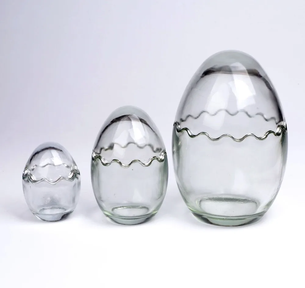 Empty Glass Jars Fancy Candy Egg Shape Glass Jars Buy Egg Shape Glass