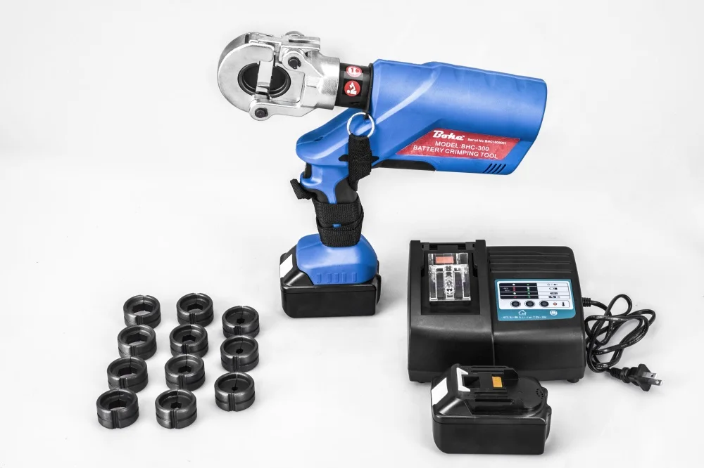 Battery Powered Crimper Behc300 Power Cable Crimping Tool Rg59