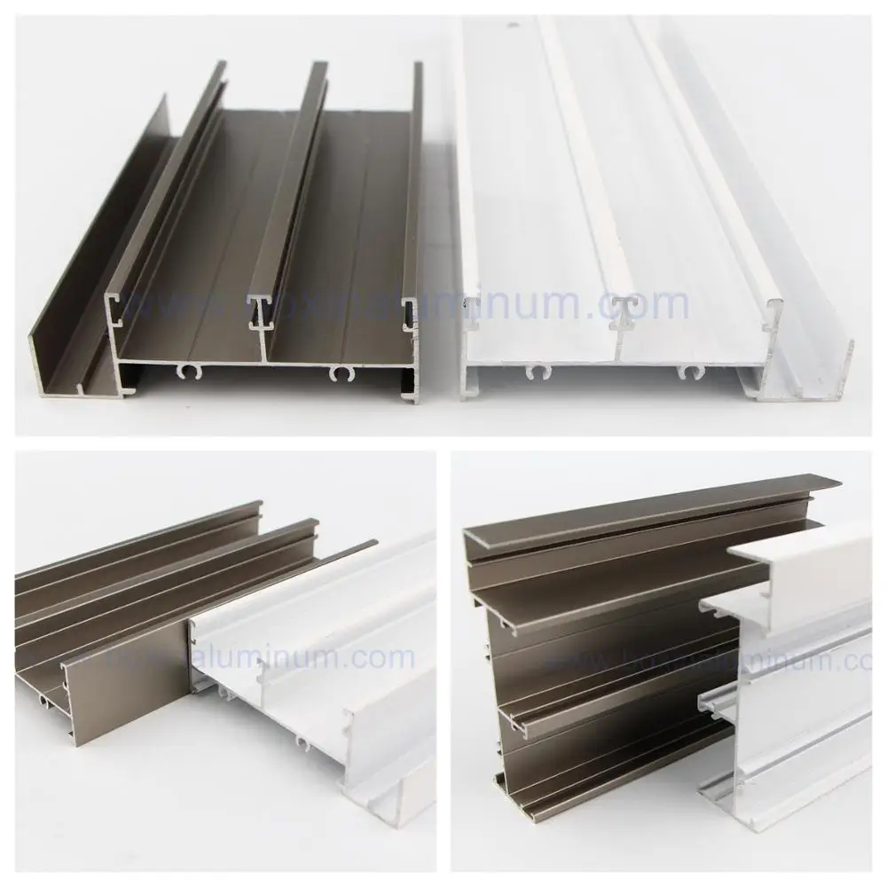 6000 Series Aluminum Sliding Doors And Windows Track/rail Profiles