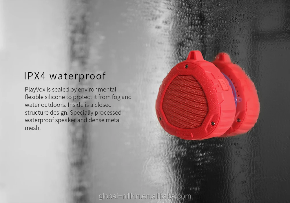 Nillkin wireless audio portable 3W IPX4 outdoor waterproof bluetooth speaker - ANKUX.COM