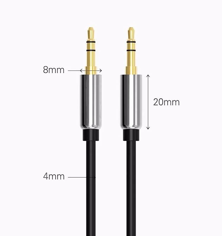 3.5mm Universal Auxiliary Audio Stereo Cable Cord For All 3.5mmenabled