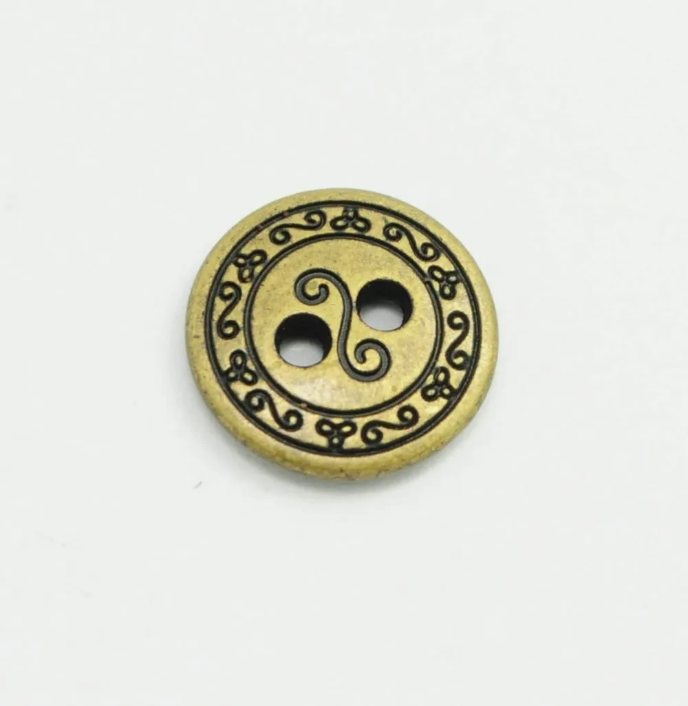 zinc alloy custom 4 hole sewing  buttons
