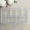 High Quality Rectangle Transparent Clear Plastic Storage Box with Dividers