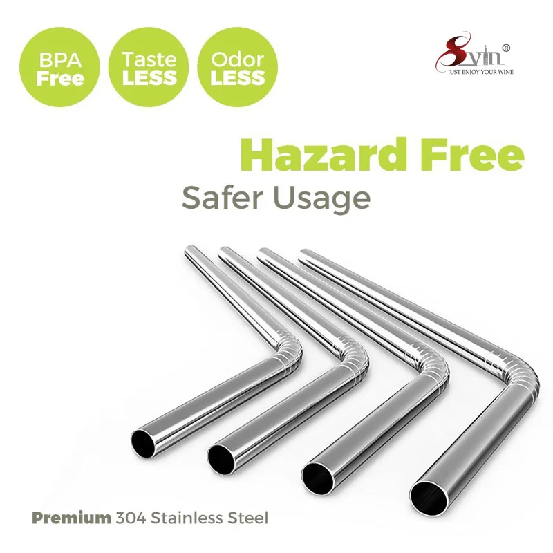 Food Grade Metal Stainless Steel Straws With Bag Buy Drinking Straws