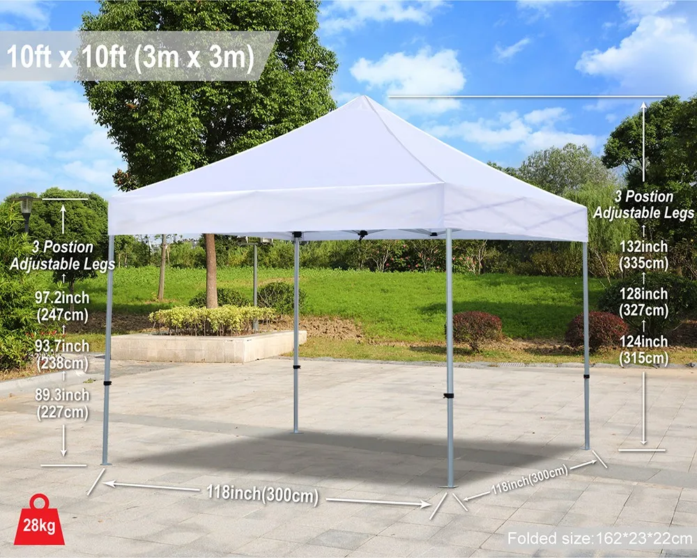 High Quality Food Service Canopy With Heat Transfer Printing Mesh Walls