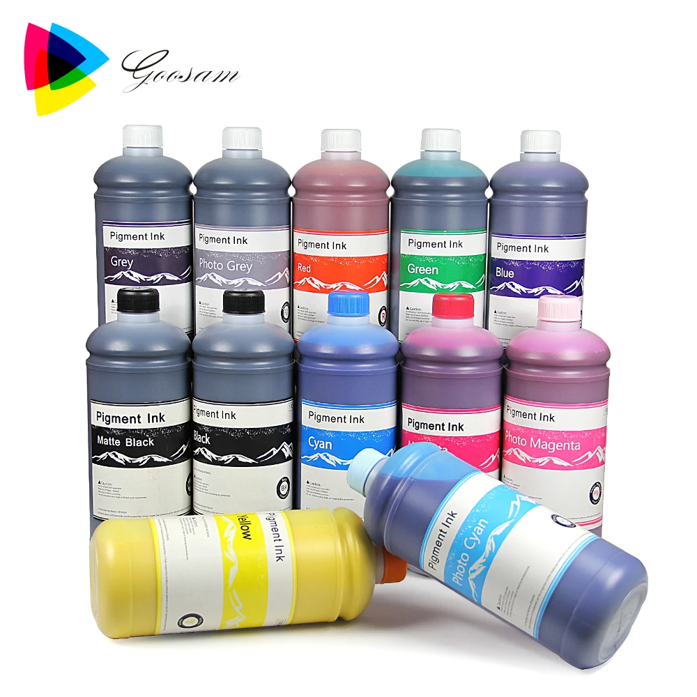 Vivid Color Compatible Water Based Pigment Ink For Hp Plotter Printers