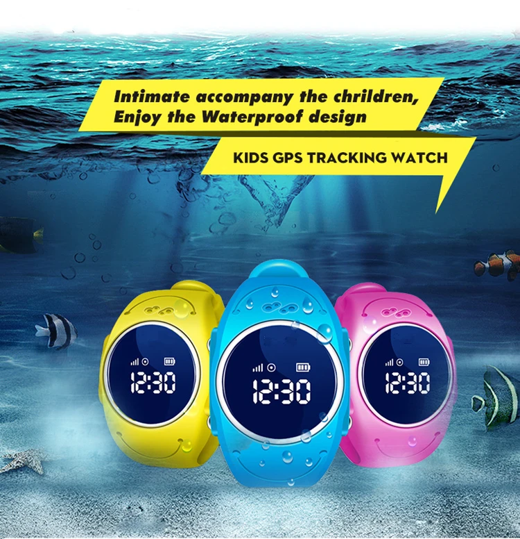 Hot Q520S GPS Wrist Watch WIFI IP68 Waterproof Kids Smartwatch