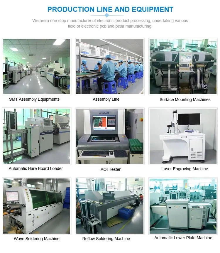 Standard prototype FR4 PCB assembly manufacturer with one stop service