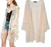 Walson Women Chiffon Lace Kimono Open Cardigan Jacket Blouse Tops