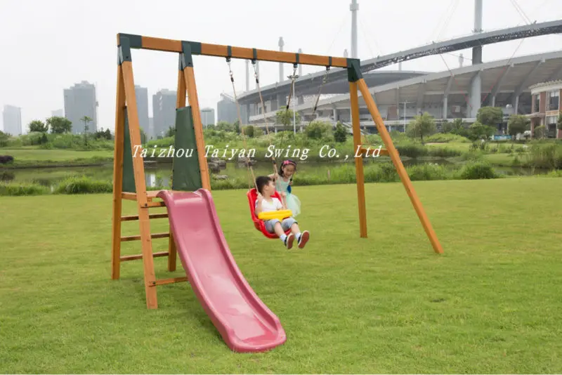 Outdoor Wood Swing Sets For Kids Tyss02 Buy Outdoor Swing Sets For