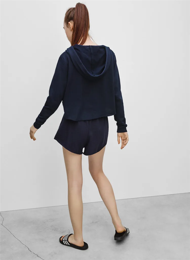 crop top hoodie with joggers