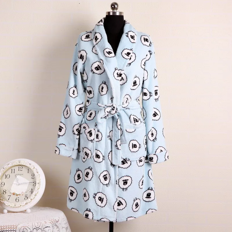 Luxury Leopard Printed Bathrobe Long Robe With Belt Buy Leopard