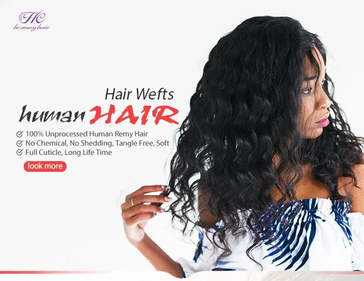 Hot Selling Item Malaysian Hand Tied Weave Curly Wavy Hair Piece